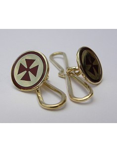Masonic 8th degree shirt studs