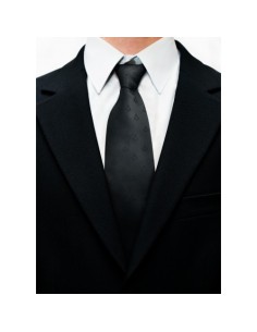 Freemasons Black Masonic Tie 2