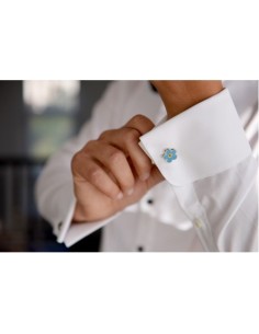 Forget me Not Masonic Cufflinks 2