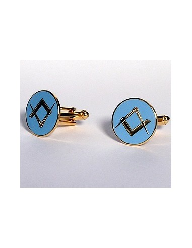 Masonic cufflinks Sq & Compass