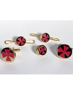 Complet jewelry set w. cross