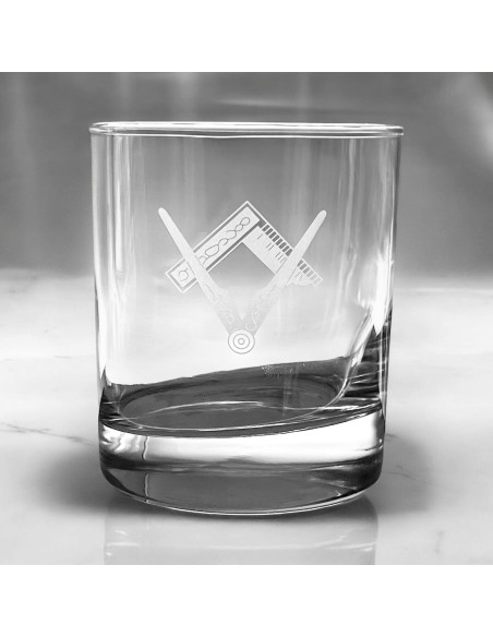 Frimurerisk whiskyglass