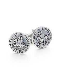 Knights Templar mansjettknapper med forsegle